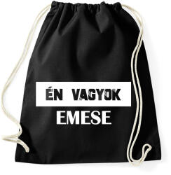 printfashion Eltévedt pároknak - Én vagyok (fehér) - Sportzsák, Tornazsák - Fekete (6996284)