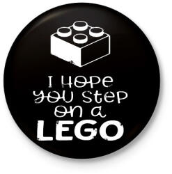 printfashion remélem rálépsz egy Legora - Kitűző, hűtőmágnes - Fekete (14577740)