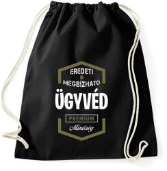 printfashion Ügyvéd prémium minőség - Sportzsák, Tornazsák - Fekete (1467705)
