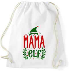 printfashion Mama elf - Sportzsák, Tornazsák - Fehér (10755076)