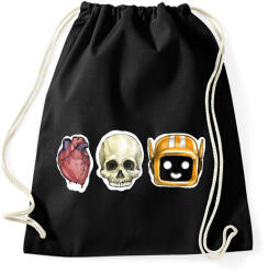 printfashion Love Death + Robots - Sportzsák, Tornazsák - Fekete (7163822)
