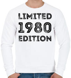 printfashion 1980 - Férfi pulóver - Fehér (5063344)
