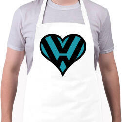 printfashion Volkswagen love - Kötény - Fehér (4904185)