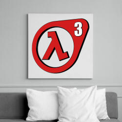 printfashion Half Life 3 - Vászonkép - Fehér (6629133)