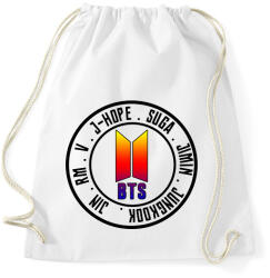 printfashion BTS All Stars - Sportzsák, Tornazsák - Fehér (2516597)