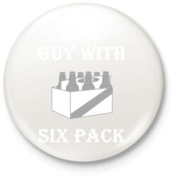 printfashion Májusban született kockás hasú 2 - Kitűző, hűtőmágnes - Fehér (3079198)