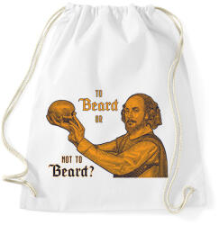 printfashion Tor beard or not to beard? - Sportzsák, Tornazsák - Fehér (6837398)
