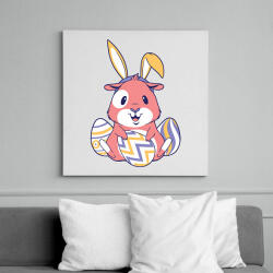 printfashion Tojásvadászat - Vászonkép - Fehér (6630988)