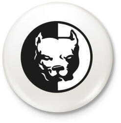 printfashion pitbull-png-272563 - Kitűző, hűtőmágnes - Fehér (4266360)