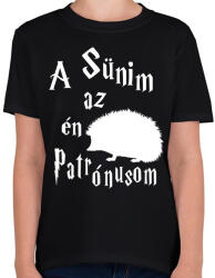 printfashion A Sünim az én Patrónusom - Gyerek póló - Fekete (16500222)