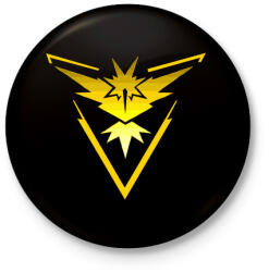 printfashion Instinct - Kitűző, hűtőmágnes - Fekete (3094153)