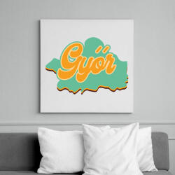 printfashion Győr - Vászonkép - Fehér (7135588)