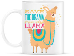 printfashion Dráma láma - Bögre - Fehér (4062396)