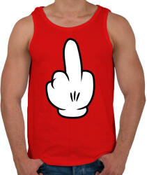 printfashion Fuck off - Férfi atléta - Piros (1882207)