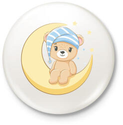 printfashion Maci - Kitűző, hűtőmágnes - Fehér (15523393)