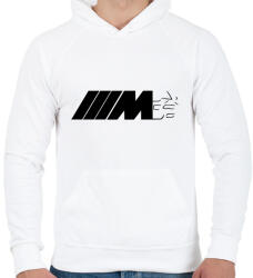 printfashion BMW ///M - Férfi kapucnis pulóver - Fehér (1977446)