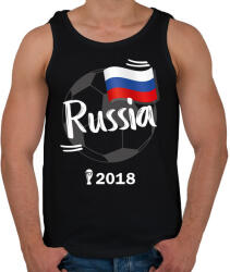 printfashion Oroszország - Férfi atléta - Fekete (914556)
