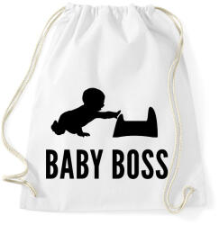 printfashion baby boss - Sportzsák, Tornazsák - Fehér (1523577)