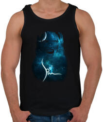 printfashion Space scream - Űrsikoly - Férfi atléta - Fekete (376970)