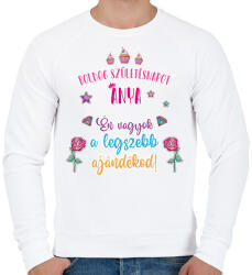 printfashion A legszebb ajándékod - Férfi pulóver - Fehér (7944696)