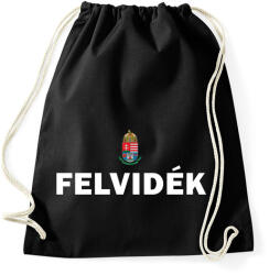 printfashion Felvidék - Sportzsák, Tornazsák - Fekete (14115814)
