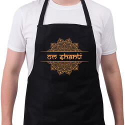 printfashion Om Shanti - Kötény - Fekete (14515866)