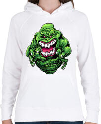 printfashion Zöld szellem - Női kapucnis pulóver - Fehér (2050288)