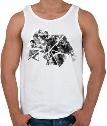 printfashion Warzone - Férfi atléta - Fehér (2599734)