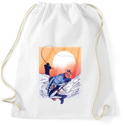 printfashion Horgász - Sportzsák, Tornazsák - Fehér (4171388)