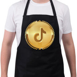 printfashion Royal TikTok - Kötény - Fekete (4934746)