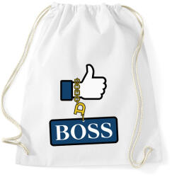 printfashion like a BOSS - Sportzsák, Tornazsák - Fehér (3265164)
