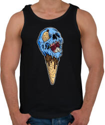 printfashion Horror fagyi - Férfi atléta - Fekete (2366548)