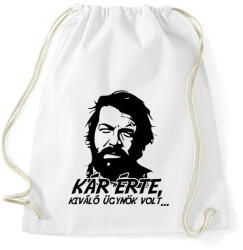printfashion Kár érte, kiváló ügynök volt - Sportzsák, Tornazsák - Fehér (11792070)