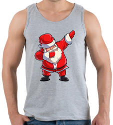 printfashion Dabbing Santa - Férfi atléta - Sport szürke (2067705)