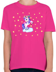 printfashion Unikornis a csillagok között - Gyerek póló - Helikónia (6570763)