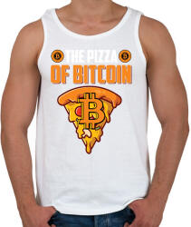 printfashion BITCOIN 4 EVER 62 - Férfi atléta - Fehér (6120668)