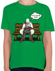 printfashion Assasins Creed - Gyerek póló - Zöld (1732375)
