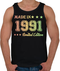 printfashion 1991 - Férfi atléta - Fekete (6170077)