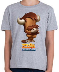 printfashion Zooba - Buck - Gyerek póló - Sport szürke (4602078)