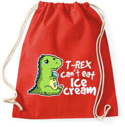 printfashion T-REX fagyi - Sportzsák, Tornazsák - Piros (836825)