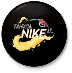 printfashion TanokolNIKEll - Kitűző, hűtőmágnes - Fekete (14115093)