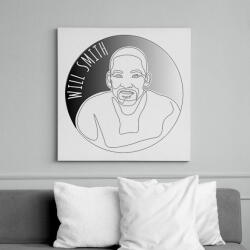 printfashion Will Smith - Vonalas - Vászonkép - Fehér (7295888)