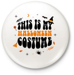 printfashion Halloween costume - Kitűző, hűtőmágnes - Fehér (8753788)