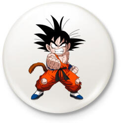 printfashion Son Goten - Kitűző, hűtőmágnes - Fehér (3087759)