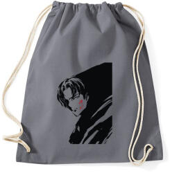 printfashion Attack On Titan Levi - Sportzsák, Tornazsák - Grafitszürke (6106442)