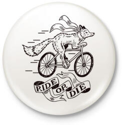 printfashion Ride or die? ! - Kitűző, hűtőmágnes - Fehér (3081869)
