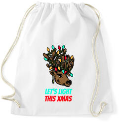 printfashion Karácsonyi fények - Sportzsák, Tornazsák - Fehér (6536204)