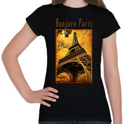 printfashion paris3 - Női póló - Fekete (15785183)