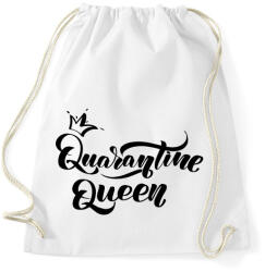 printfashion Quarantine Queen - Sportzsák, Tornazsák - Fehér (3588718)