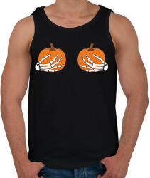 printfashion Csontváz kezek - Férfi atléta - Fekete (8757411)